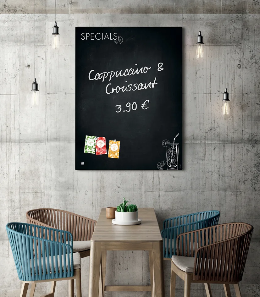 sigel Tableau magnétique en verre artverum Happy Hour - OEM GL276