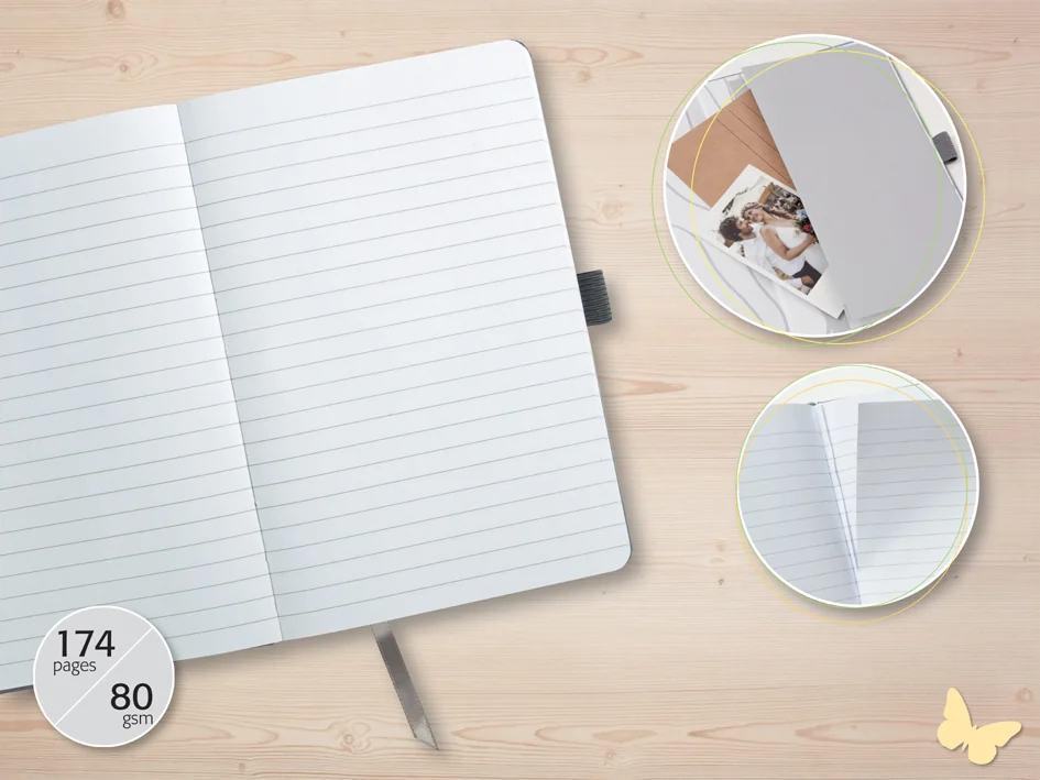 sigel Carnet de notes Jolie Flair, similicuir, A5, vert - OEM JN141 – Image 8