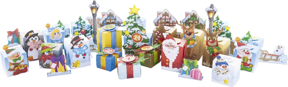 folia Calendrier de l'Avent 'Paysage d'hiver', 25 pièces - OEM 9398