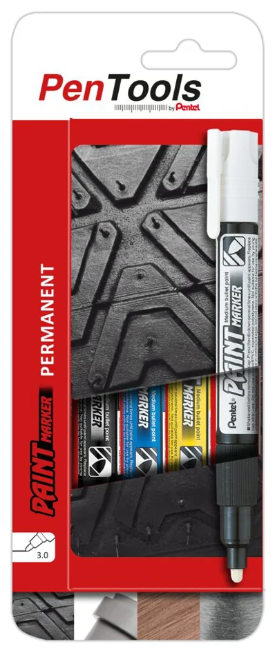 Pentel Marqueur peinture PAINT MARKER MMP20, étui de 4 - OEM MMP20-PRO4MX1EU