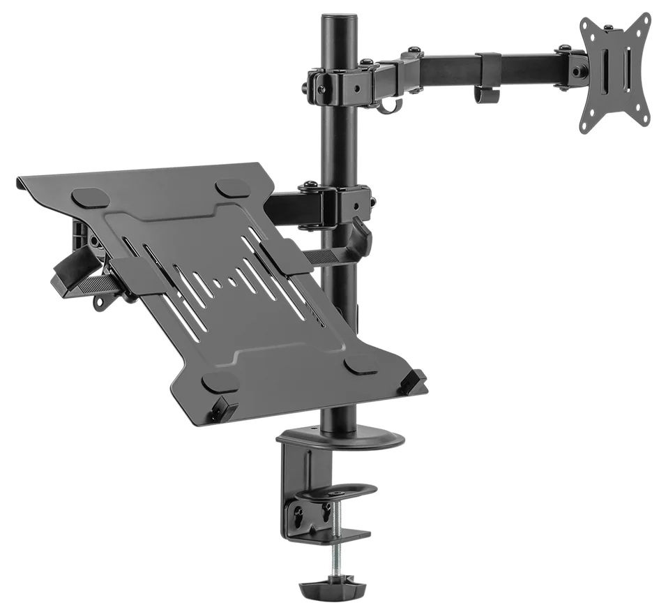 DIGITUS Support universel pour écran et laptop, noir - OEM DA-90436