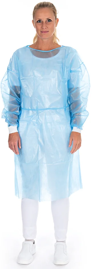 HYGOSTAR Blouse PP avec bande pour la nuque, XL, bleu - OEM 27776