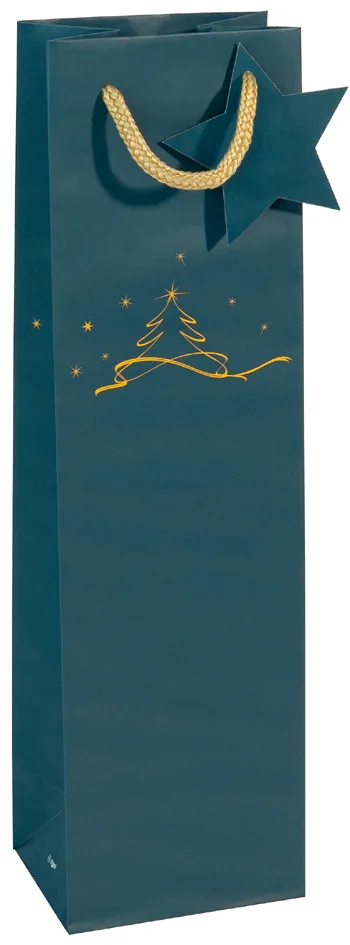 sigel Sac de Noël pour bouteille 'Polar bear with candle' - OEM GT054