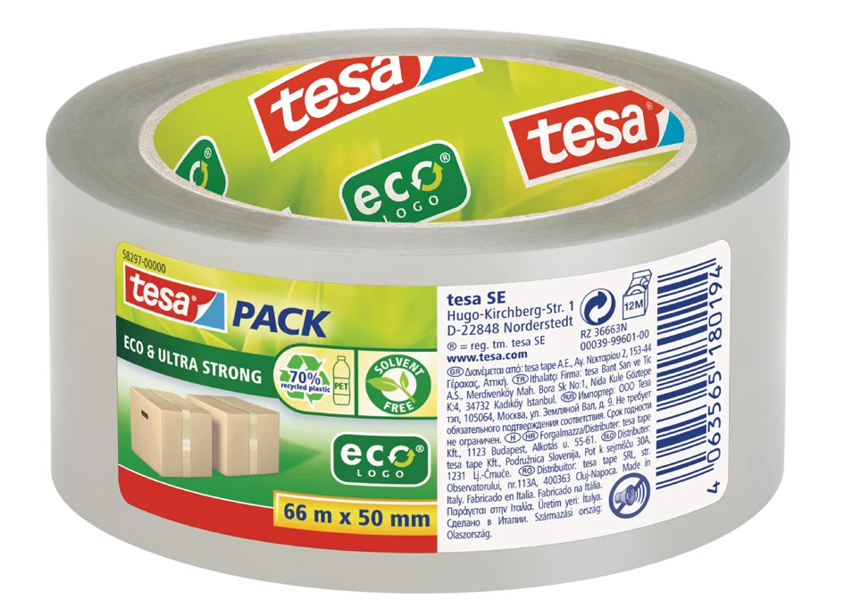 tesapack Ruban adhésif d'emballage ECO & ULTRA STRONG - OEM 58299-00000-00