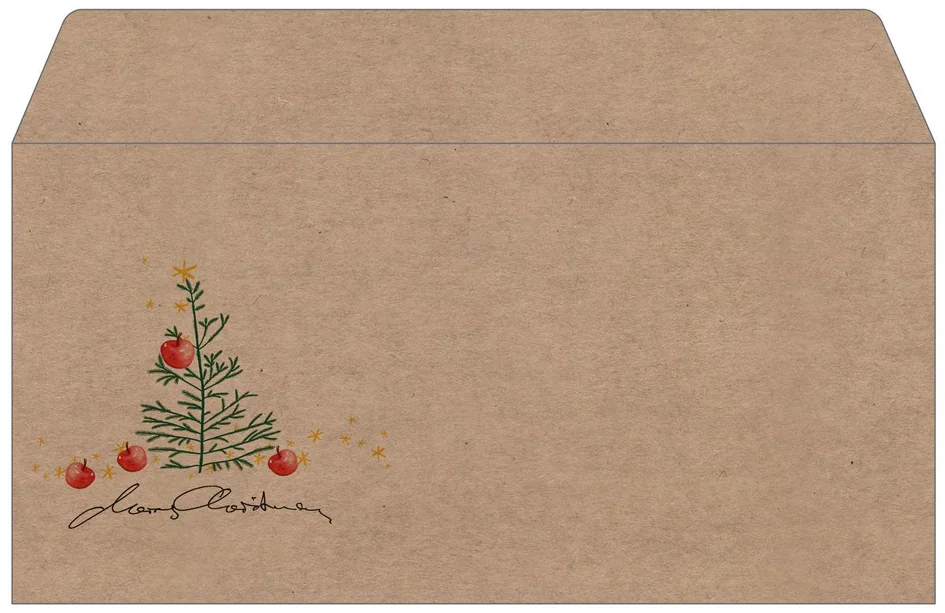 sigel Enveloppe de Noël 'Polar bear with shooting star',long - OEM DU260