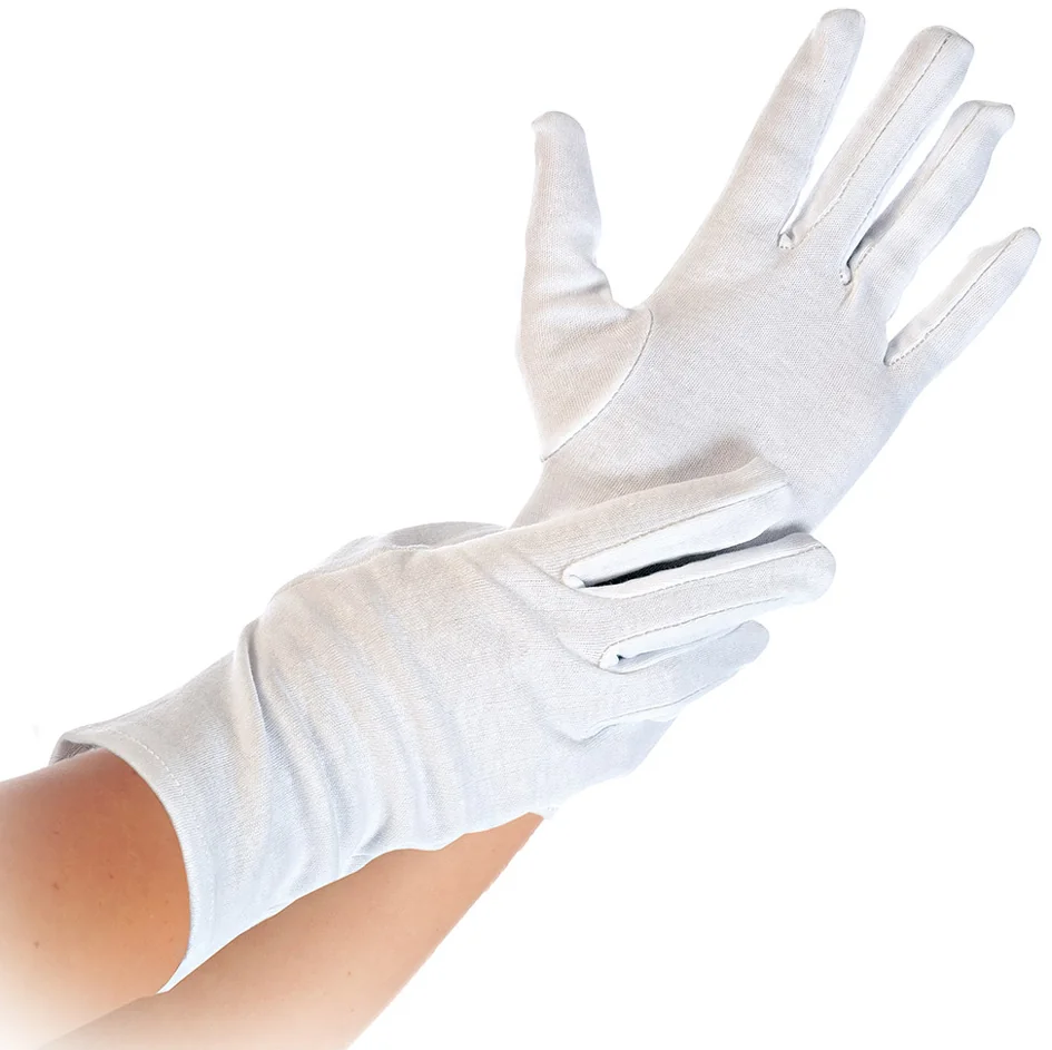 HYGOSTAR Gant en coton Blanc, M, 1 paire, blanc - OEM 271539