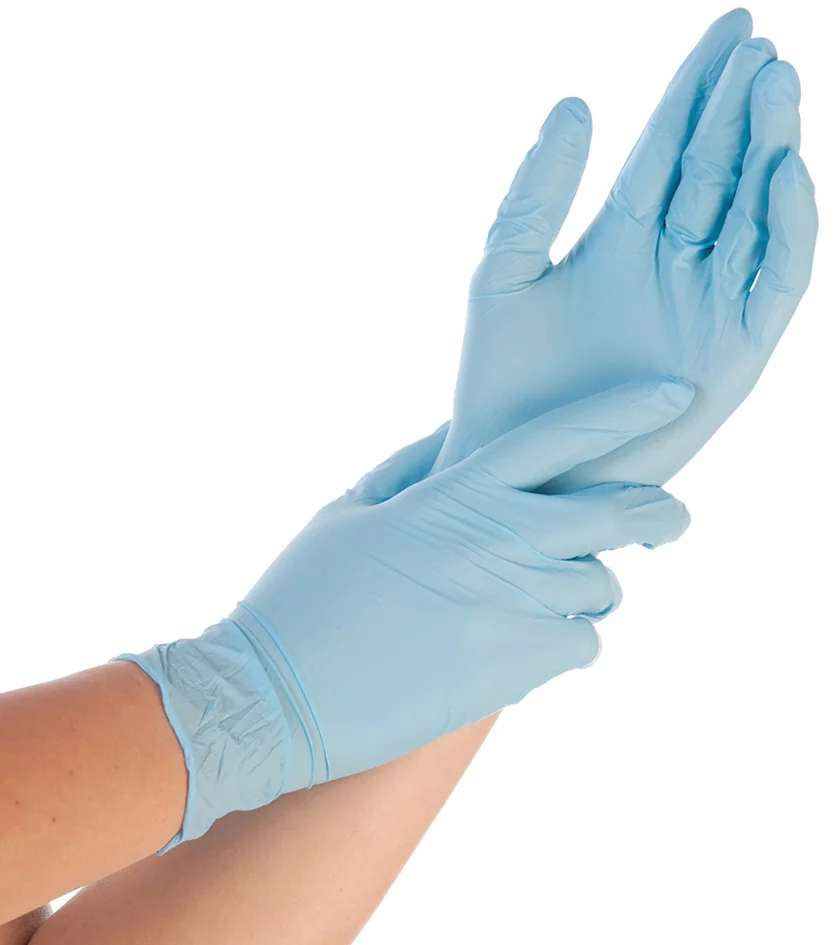 HYGOSTAR Gant nitrile CONTROL, XL, poudré, bleu - OEM 2600