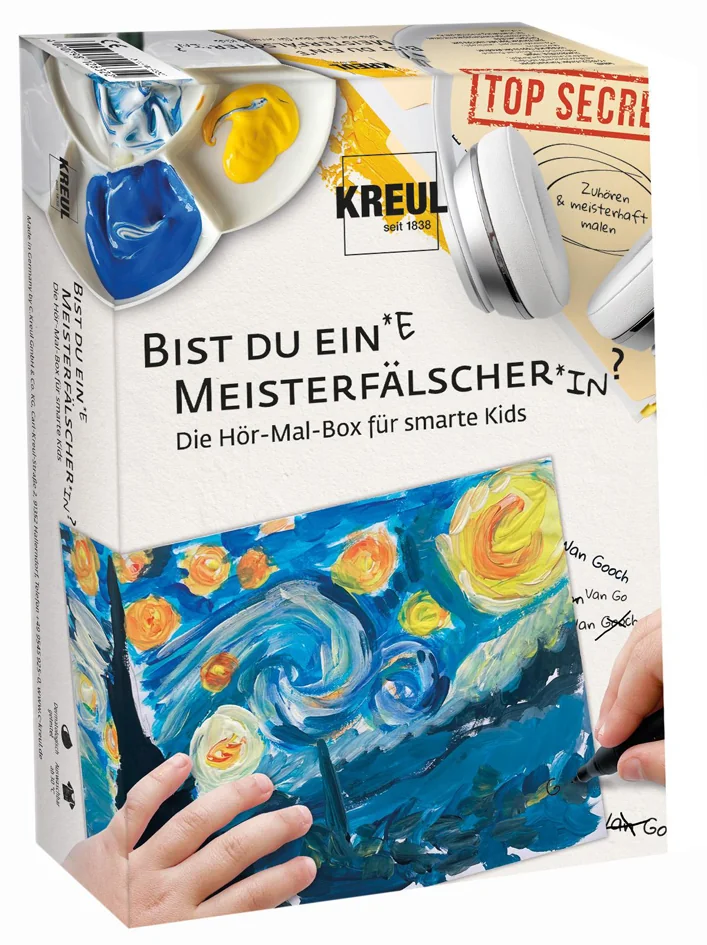 KREUL Kit créatif 'Boîte du maître faussaire Nuit étoilée' - OEM 43201