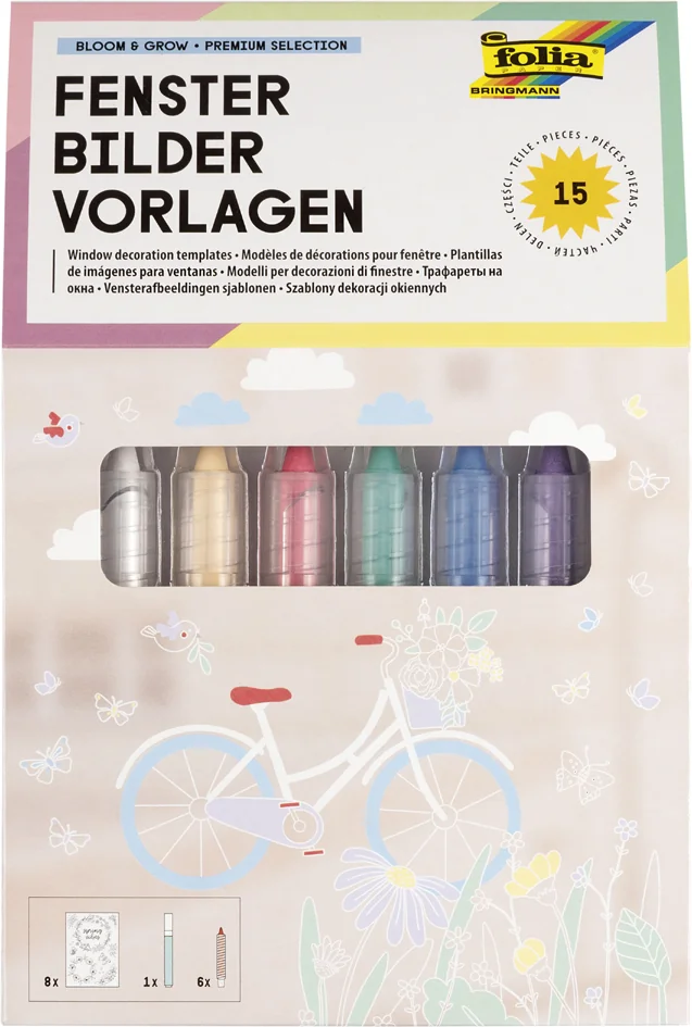 folia Modèles de décoration pour fenêtres 'BLOOM & GROW' - OEM 39239 – Image 4
