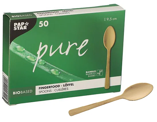 PAPSTAR Cuiller Fingerfood 'pure', 95 mm, naturel - OEM 88979