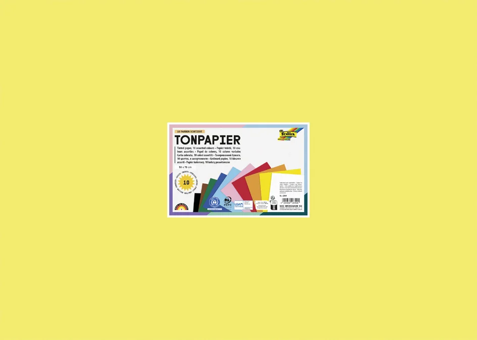 folia Papier de couleur, (L)500 x (H)700 mm, assorti - OEM 6709