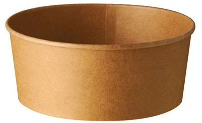 PAPSTAR Bol à salade 'pure', rond, 750 ml, brun - OEM 87913