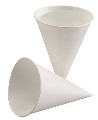 PAPSTAR Gobelet conique, en papier de canne à sucre, blanc - OEM 88617