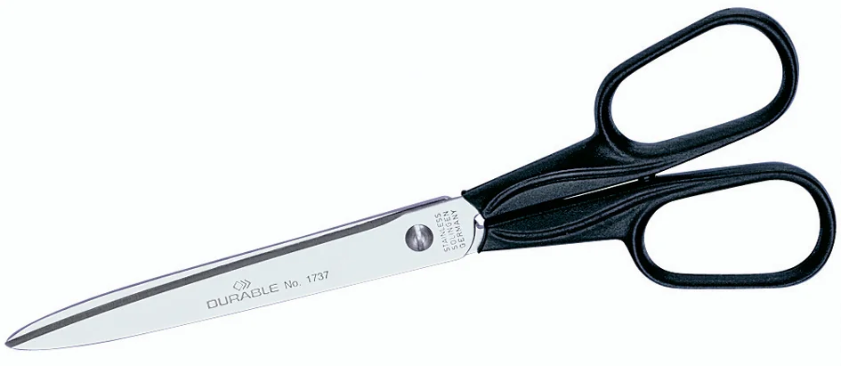 DURABLE Ciseaux de bureau PAPERCUT, longueur: 180 mm, noir - OEM 173701