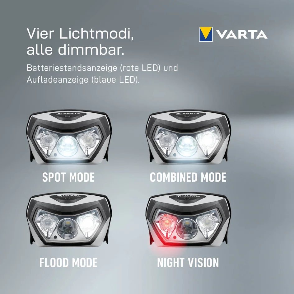 VARTA Lampe frontale Outdoor Sports H30R Wireless Pro - OEM 18650101401