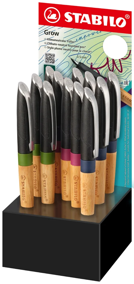 STABILO Stylo plume Grow, présentoir de 12 - OEM 5171/12-01