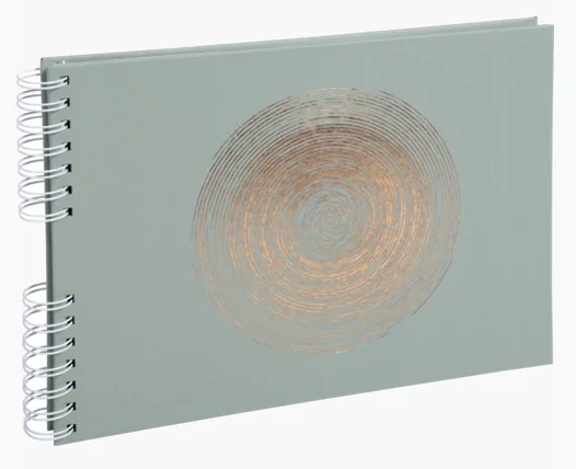 EXACOMPTA Album photos à spirale Ellipse, gris - OEM 16168E
