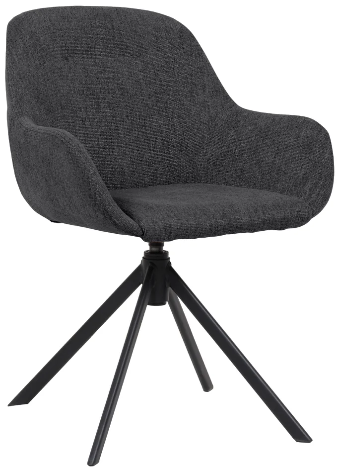 PAPERFLOW Fauteuil tournant SIRA, jaune - OEM FTSIRA.01.20