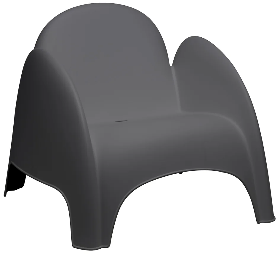 PAPERFLOW Siège en plastique DUMBO, anthracite, set de 4 - OEM FTDUMBX4.11 – Image 4