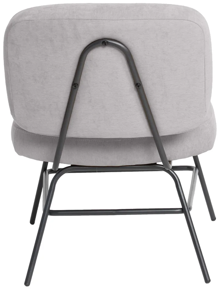 PAPERFLOW Fauteuil visiteur CURVE, anthracite - OEM FTCURV.01.11