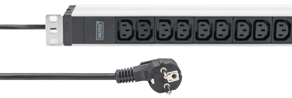 DIGITUS Multiprise 19', 12 prises, 1 U - OEM DN-95426 – Image 2