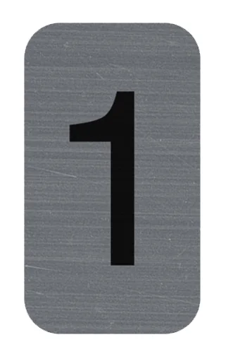 EXACOMPTA Plaque de signalisation chiffres '7', 25 x 44 mm - OEM 67187E