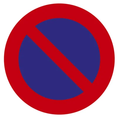 EXACOMPTA Plaque de signalisation 'stationnement interdit' - OEM 67011E
