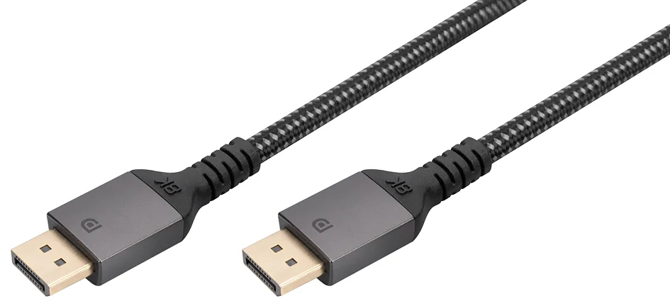 DIGITUS Câble de raccordement DisplayPort, 8K, version 1.4 - OEM DB-340201-020-S
