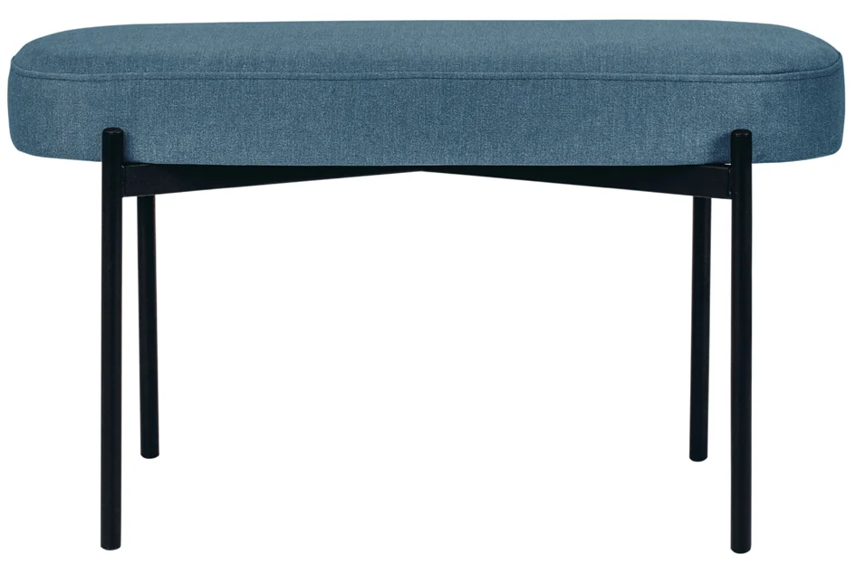 PAPERFLOW Banc oval GAIA, taille M, habillage tissu, vert - OEM GBOMT.01.08