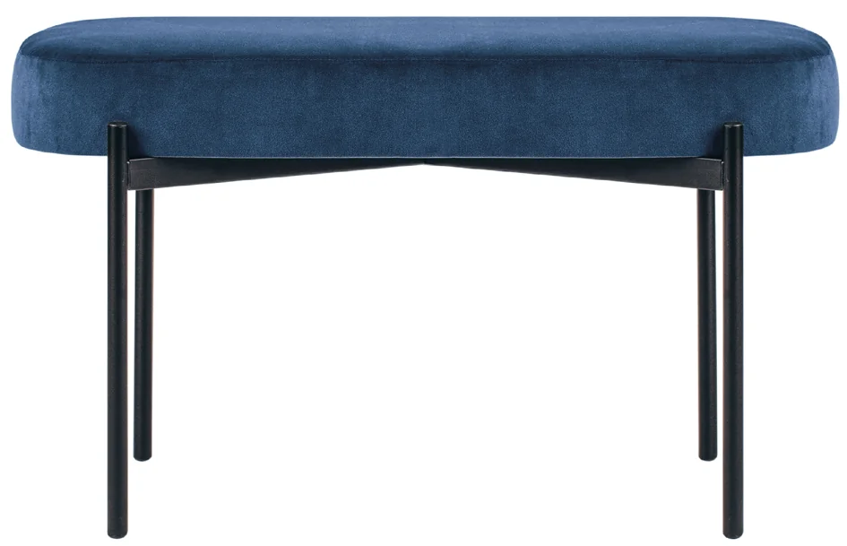 PAPERFLOW Banc oval GAIA, taille M, habillage velours - OEM GBOMV.01.11 – Image 3