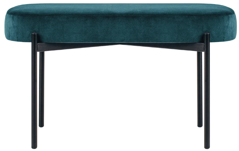 PAPERFLOW Banc oval GAIA, taille M, habillage velours - OEM GBOMV.01.11 – Image 4