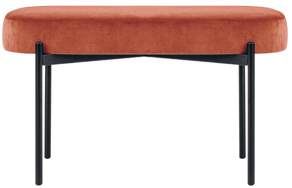 PAPERFLOW Banc oval GAIA, taille M, habillage velours - OEM GBOMV.01.11 – Image 8