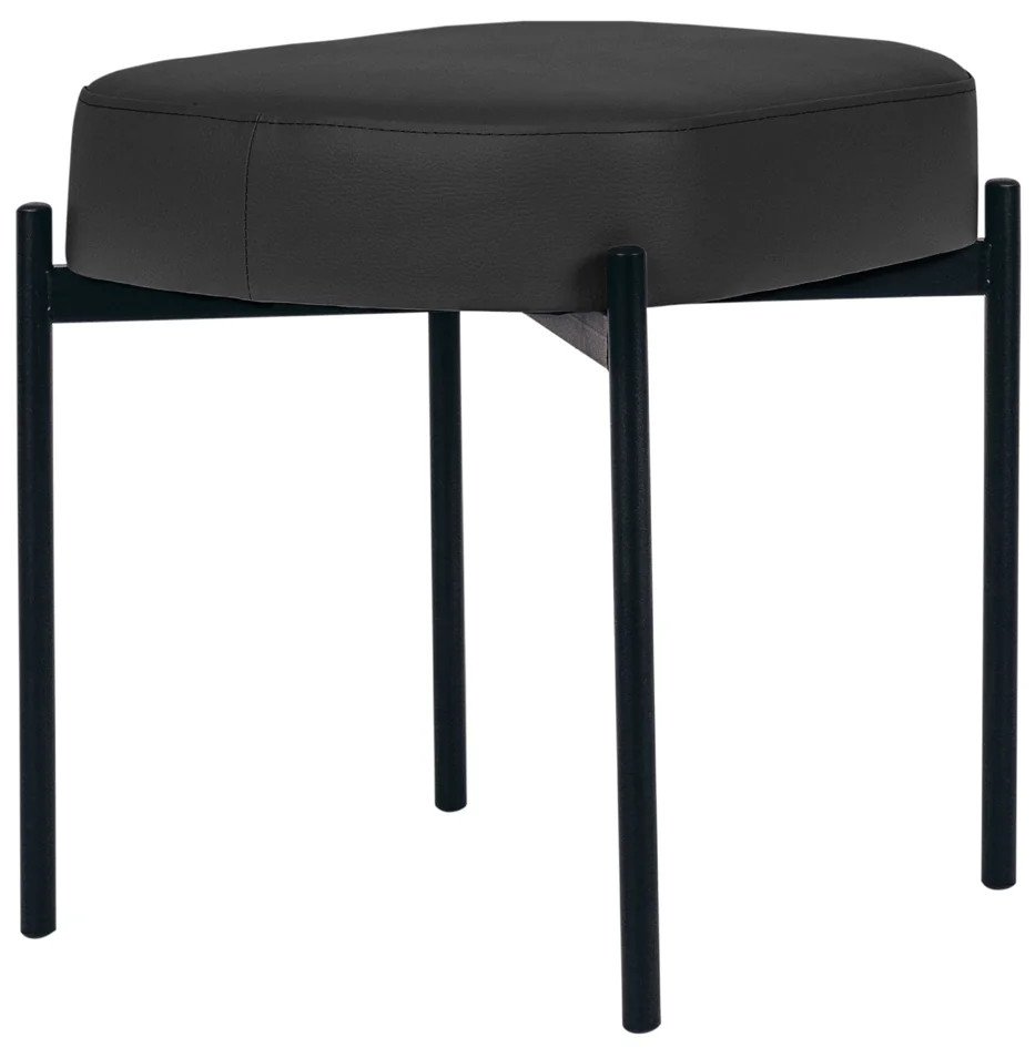 PAPERFLOW Banc oval GAIA, taille S, habillage similicuir - OEM GBOSC.01.06