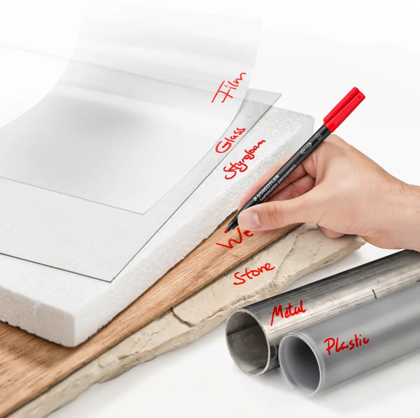 STAEDTLER Marqueur permanent 314B Lumocolor, étui de 4 - OEM 314 WP4