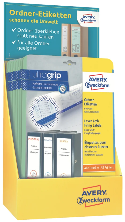 AVERY Zweckform Etiquette pour dos de classeur, présentoir - OEM 48672