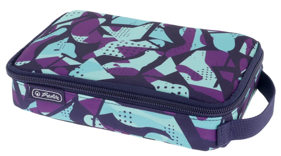 herlitz Trousse 2Go 'Camo Purple' - OEM 300001496
