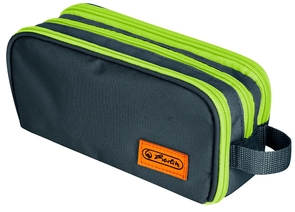 herlitz Trousse à deux compartiments université, menthe/ - OEM 300001511