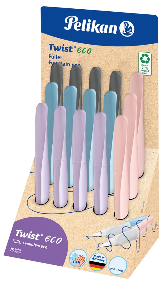 Pelikan Stylo plume Twist eco, présentoir de comptoir - OEM 300007892