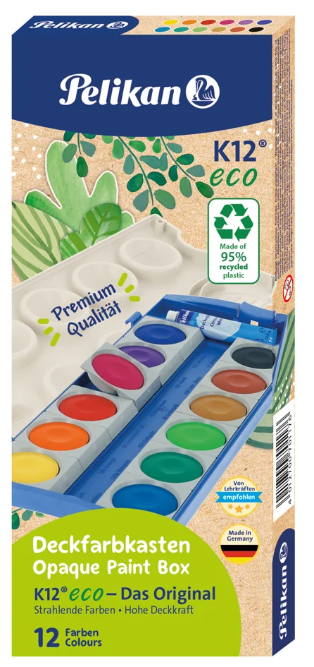 Pelikan Boîte de peinture K24 eco, 24 couleurs - OEM 300008249