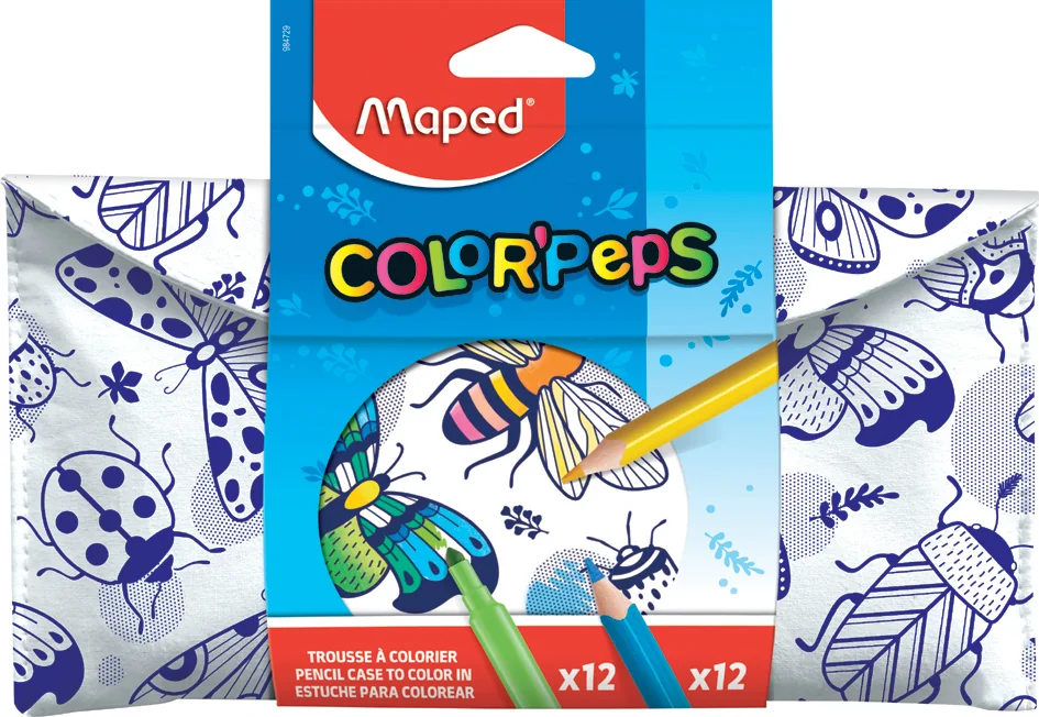 Maped Trousse à colorier avec feutres & crayons de couleur - OEM 984729