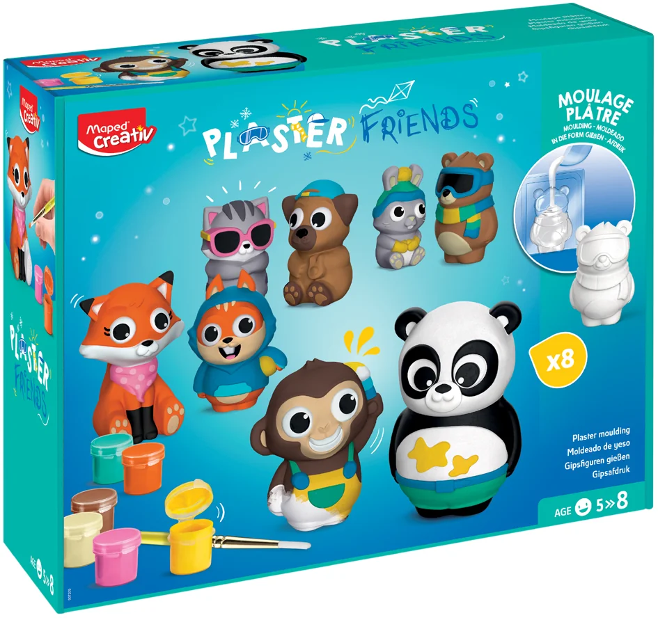 Maped Creativ Kit Moulage plâtre PLASTER FRIENDS maxi - OEM 907209