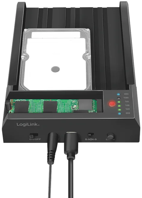 LogiLink Station d'accueil USB 3.2 Gen 2 disque dur, noir - OEM QP0031