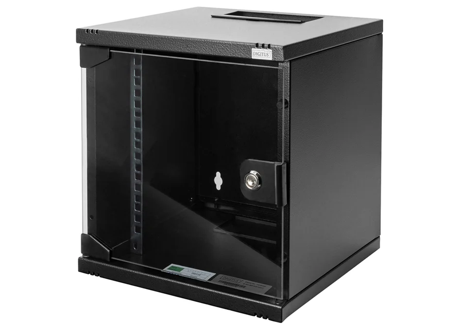 DIGITUS Coffret mural 10', 6 U, (L)312 x (P)300 mm, noir - OEM DN-10-06U-B
