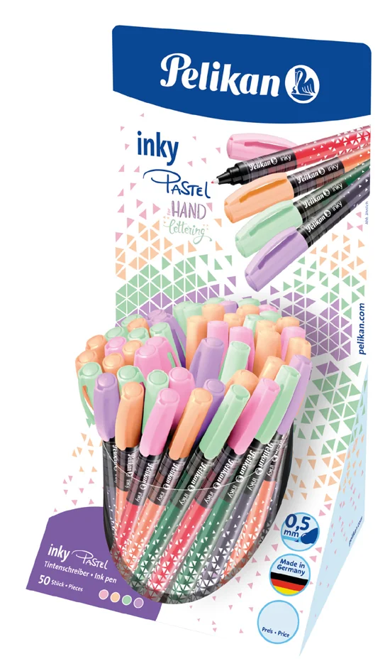Pelikan Stylo feutre à encre inky 273 pastel, en présentoir - OEM 300007865