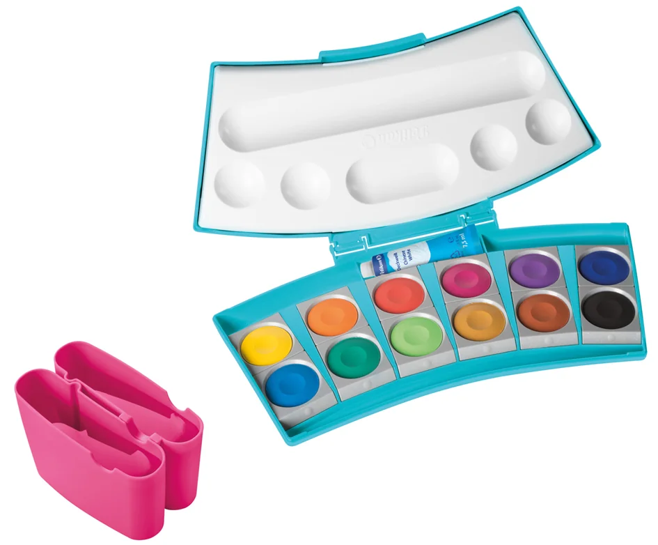 Pelikan Boîte de peinture ProColor 735, 12 couleurs - OEM 300008241