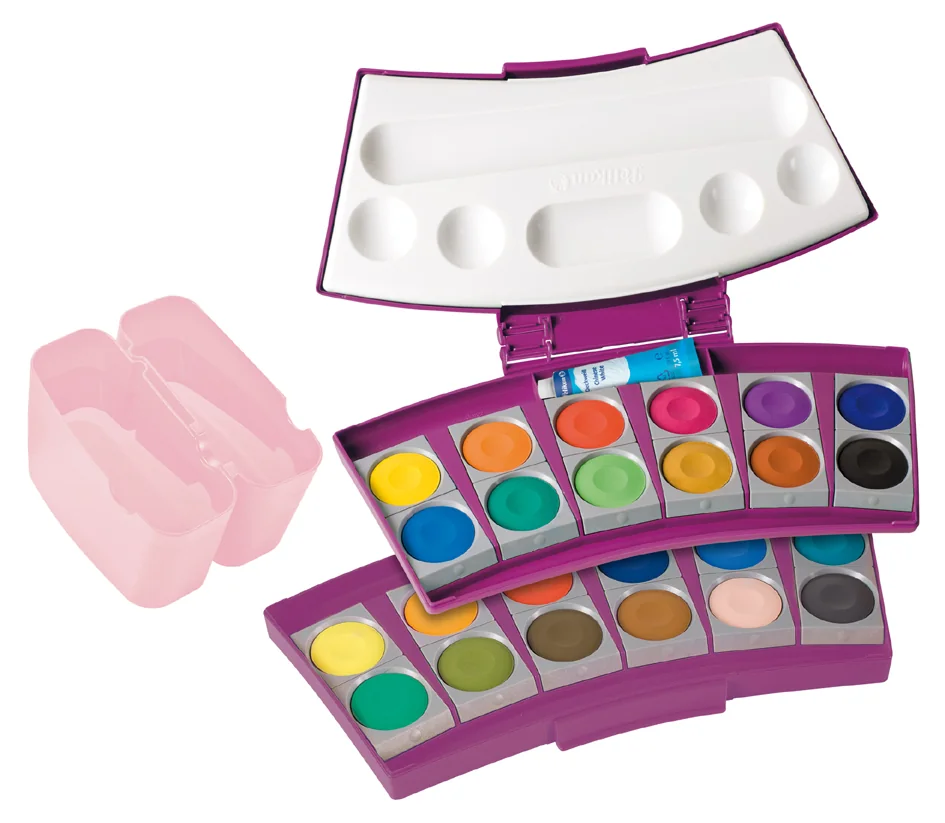 Pelikan Boîte de peinture ProColor 735, 24 couleurs - OEM 300008244