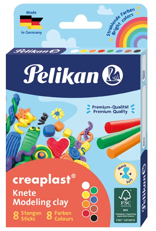 Pelikan Pâte à modeler pour enfants Creaplast, boîte pliante - OEM 300007894