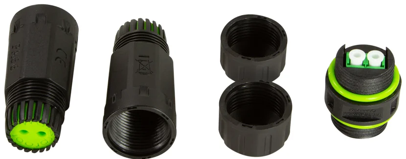 LogiLink Coupleur fibre optique avec 2 manchons de câble - OEM FA05LC3
