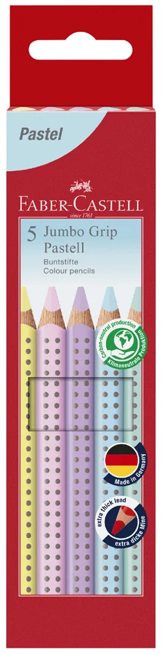 FABER-CASTELL Crayon de couleur triangulaire Jumbo GRIP - OEM 110991