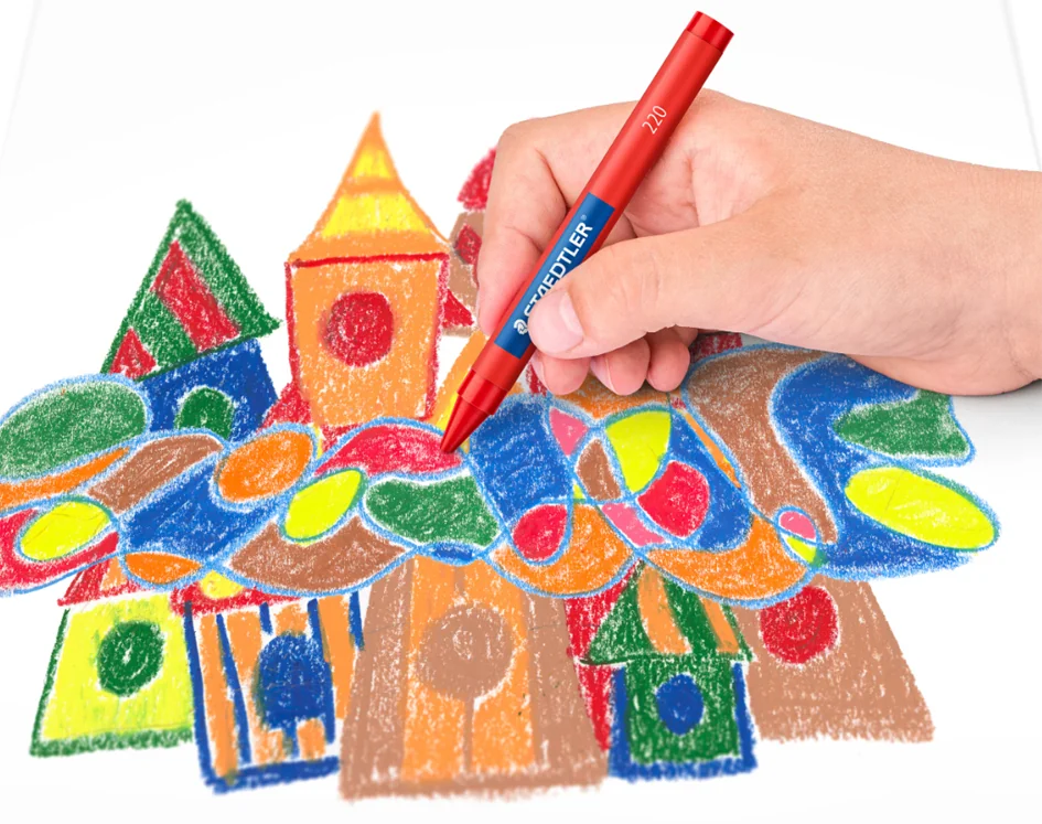 STAEDTLER Craie à la cire, étui carton de 12 - OEM 220 08 C12